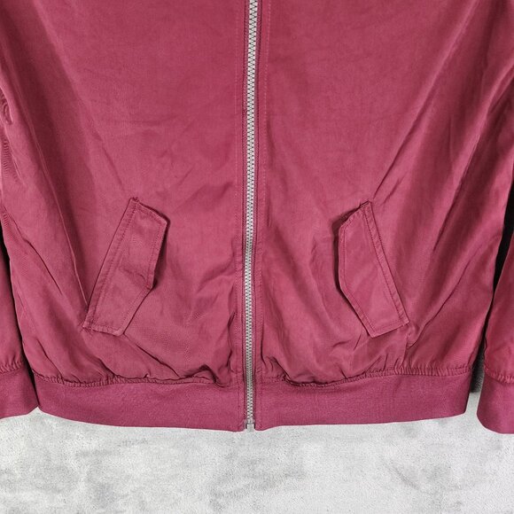Boys Burgundy Wonder Nation Bomber Jacket Full Zip Long Sleeve Youth Size XXL 18 - Picture 3 of 12